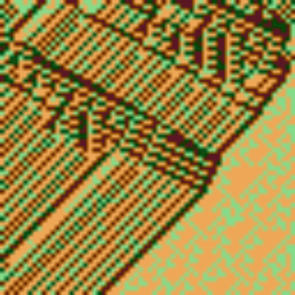 Blending Neighbors Cellular Automata #10 static token preview
