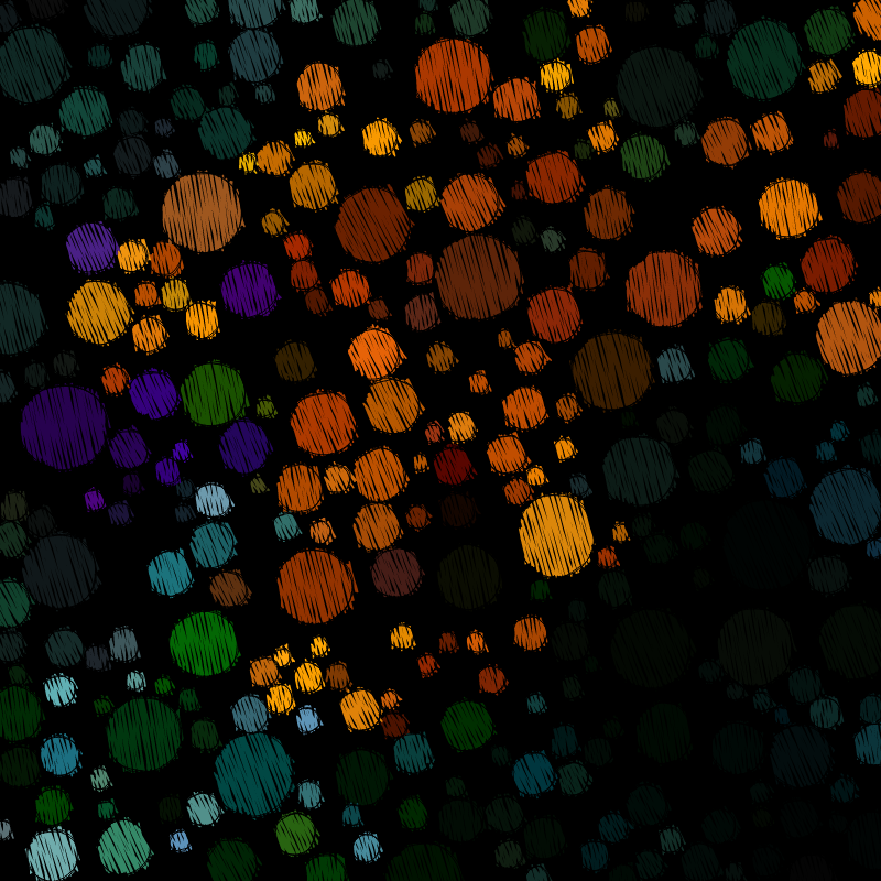 roughly packed flowers #9 static token preview
