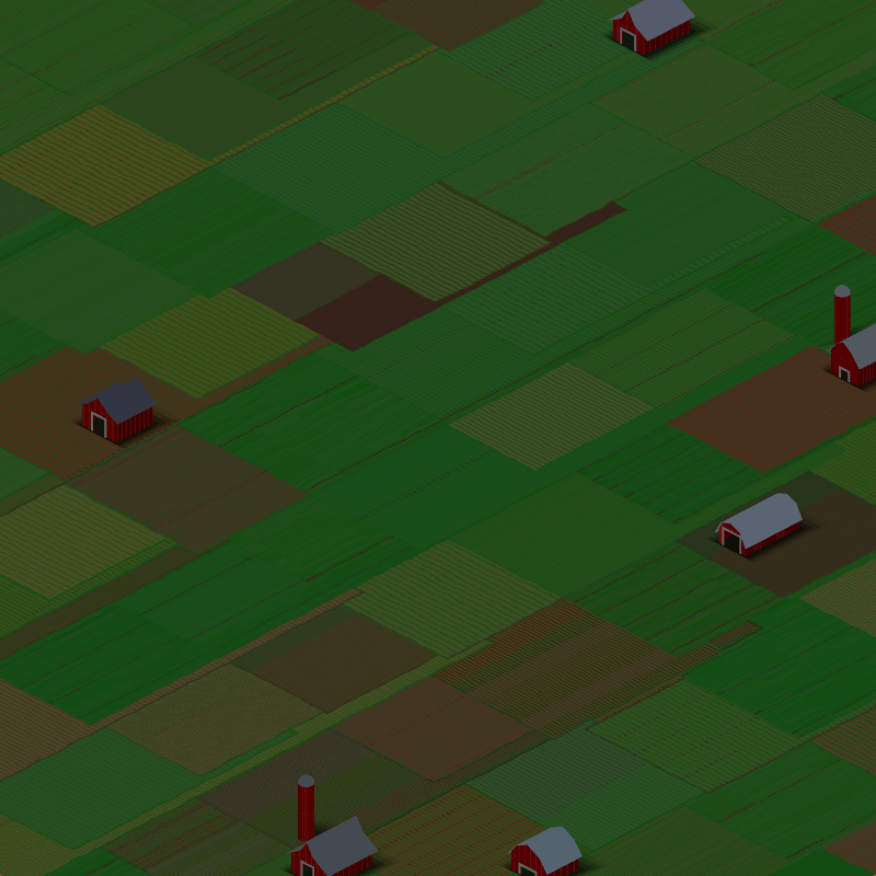 RED FARMS IN A QUIET COUNTY #17 static token preview