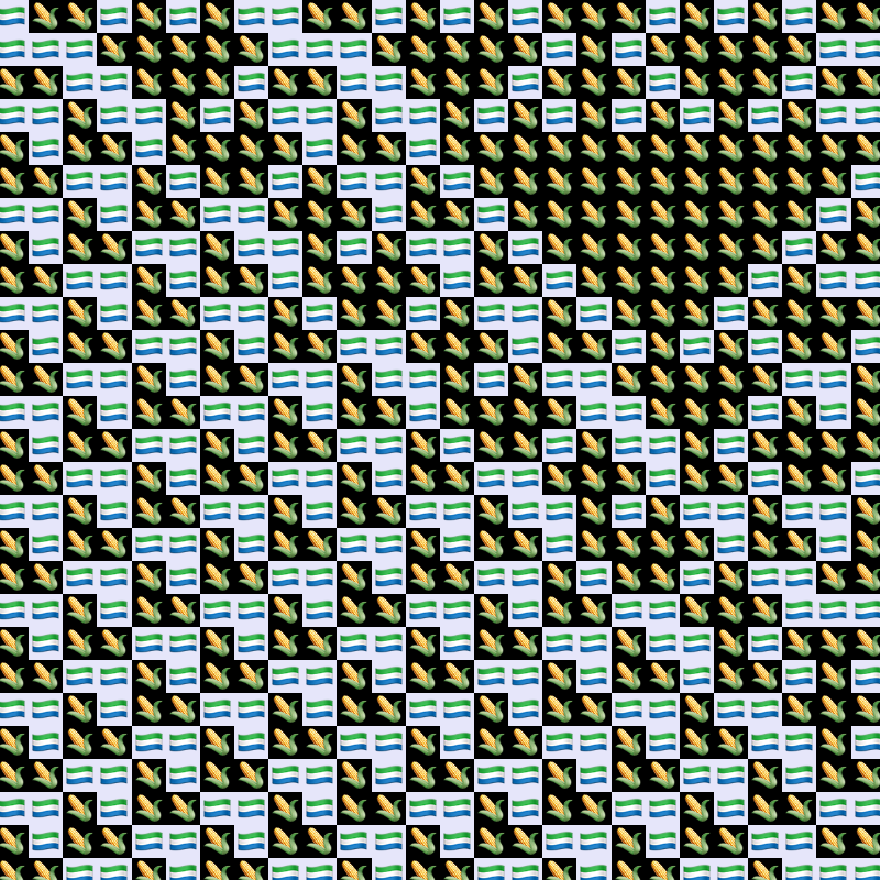 Elementary Cellular Emoji Automata #5 static token preview