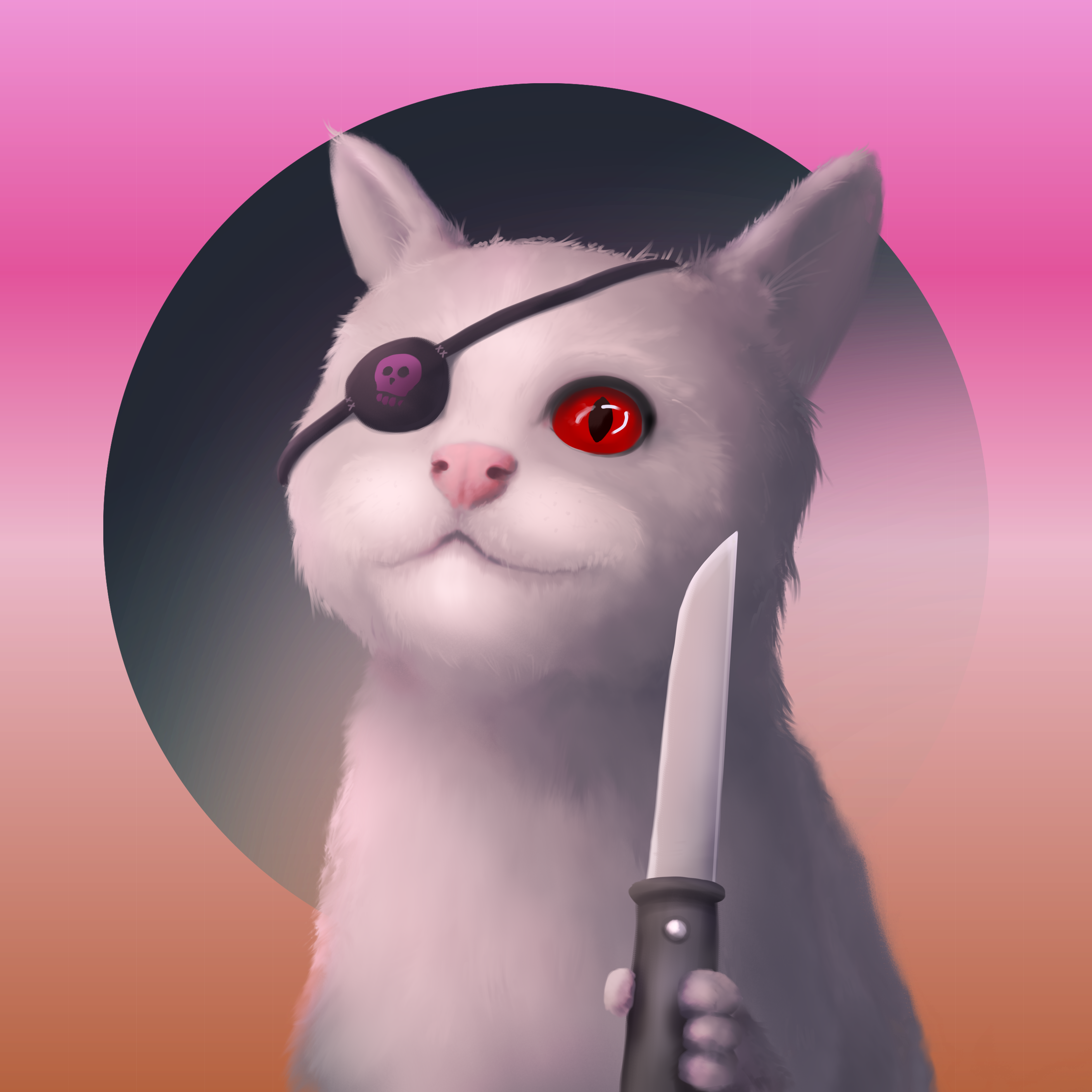 Crazy cat #17 static token preview