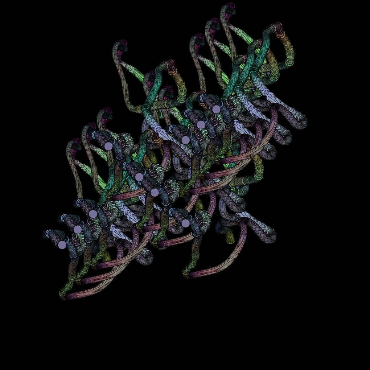 Perlin Worms Revamped (Audio Reactive) #6 static token preview