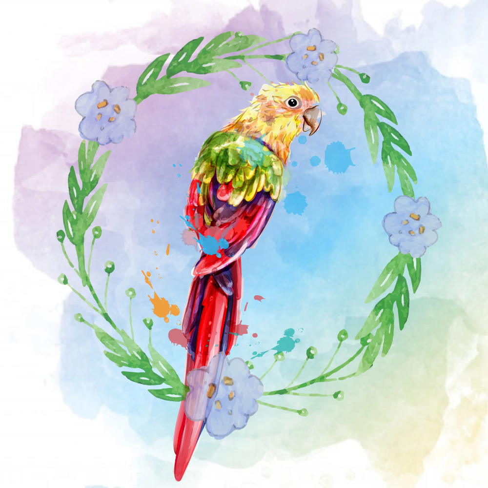 Random Tropical Birds #10 static token preview