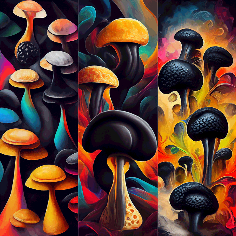 AI Mushroom #3 static token preview