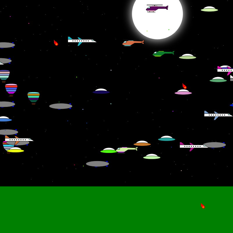 Busy Skies #20 static token preview