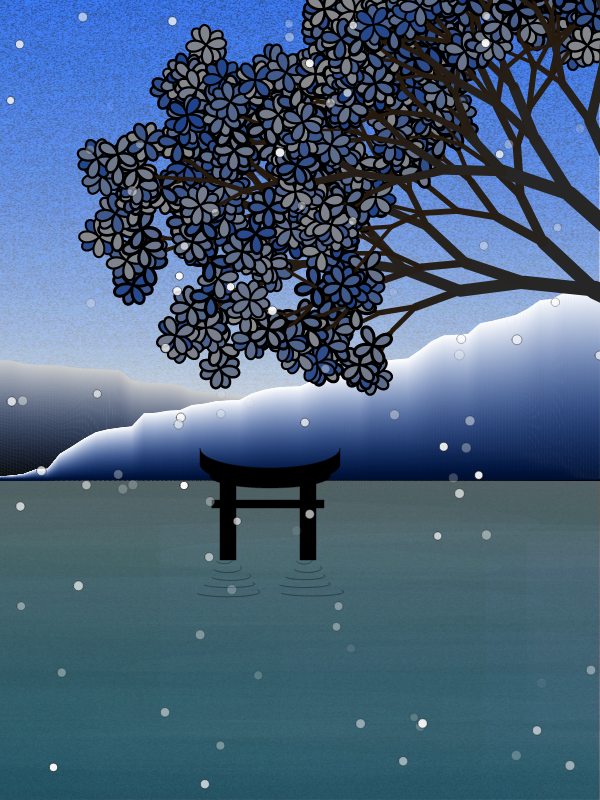 Winter morning in a village near Tokyo #26 static token preview