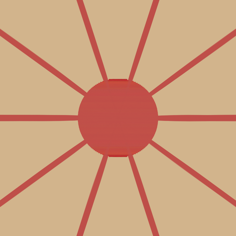 Lever de soleil linéaire #8 static token preview