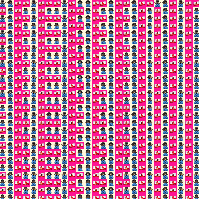 Elementary Cellular Emoji Automata #22 static token preview