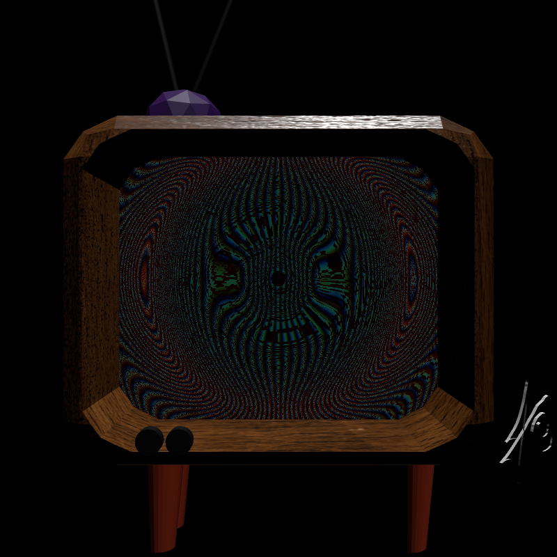 Glitchy TV #2 static token preview