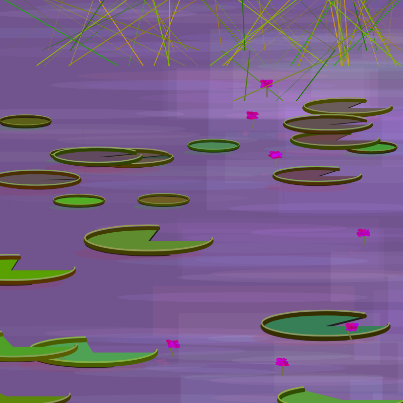 Water Lilies #5 static token preview