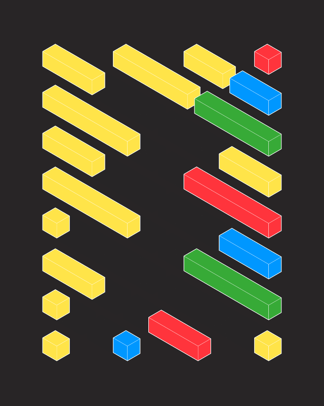 Blocky-Neon #20 static token preview