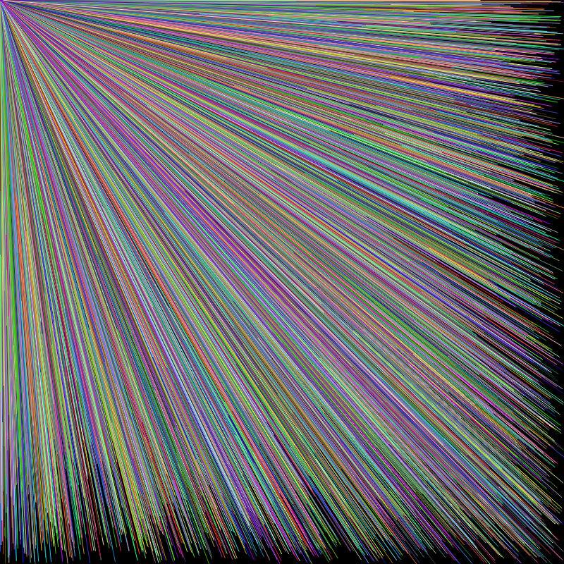 Colorful Lines #18 static token preview