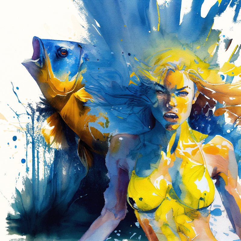 Artemis and Fish #5 static token preview