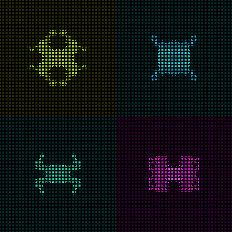 Dither Creatures 2x2 #10 static token preview