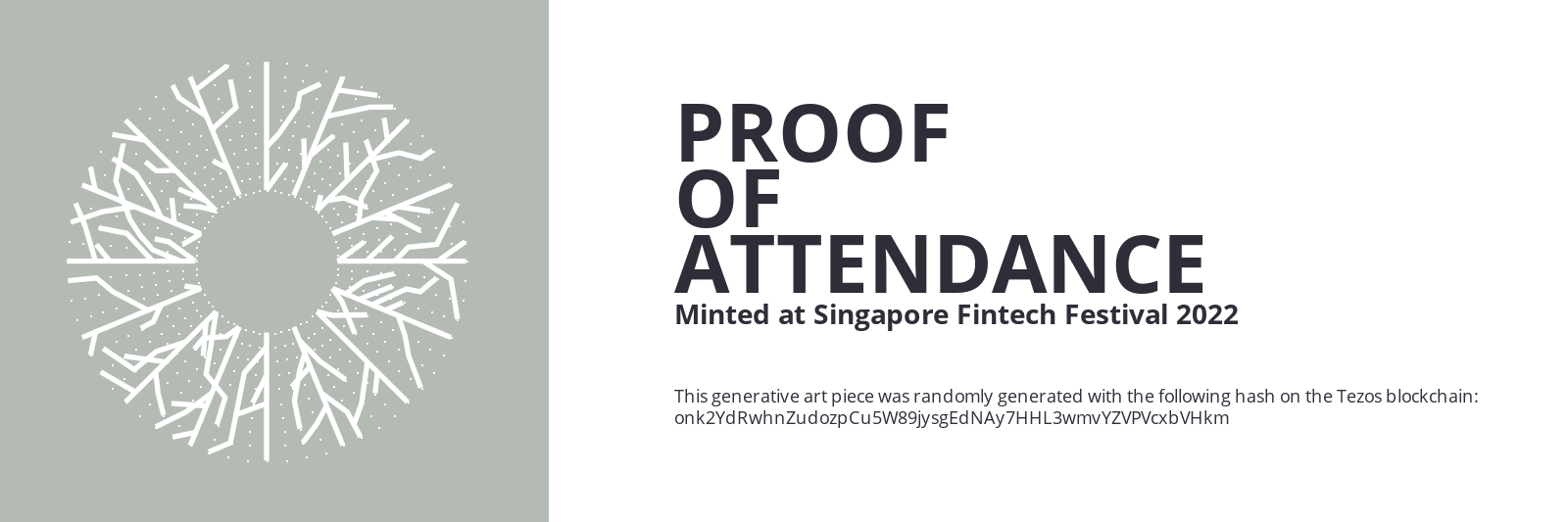 SFF2022 Proof of Attendance Token #1245 static token preview