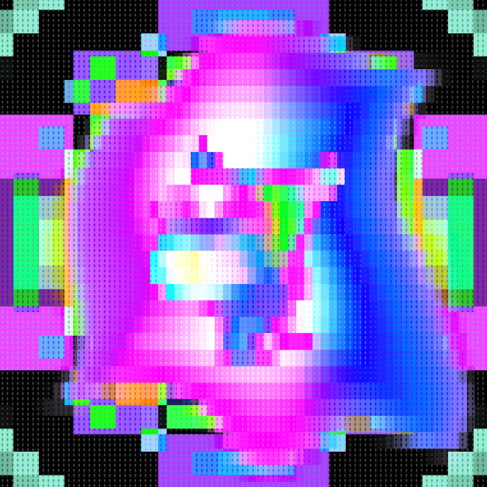 Pixelated Utopian Entity #20 static token preview