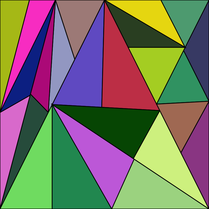 Generative Post Modernism Triangles #4 static token preview
