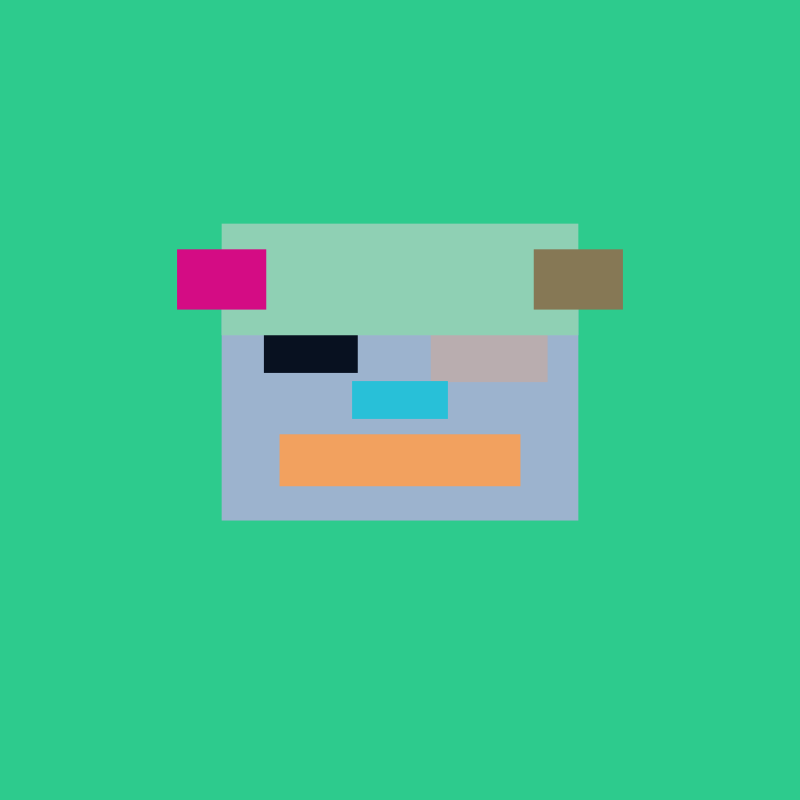 "make a robot face" #3 static token preview