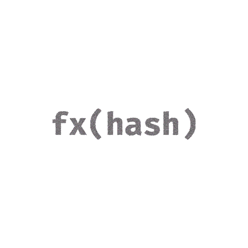 FXHASH Generative Logo #237 static token preview