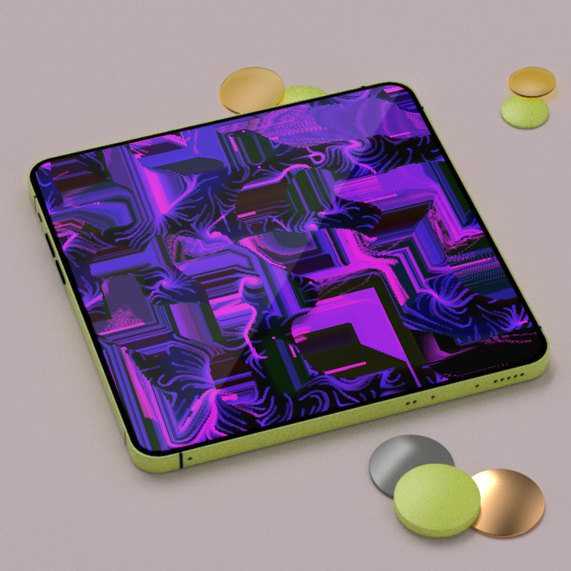 💾 GLOWCUTTER 💾 #13 static token preview