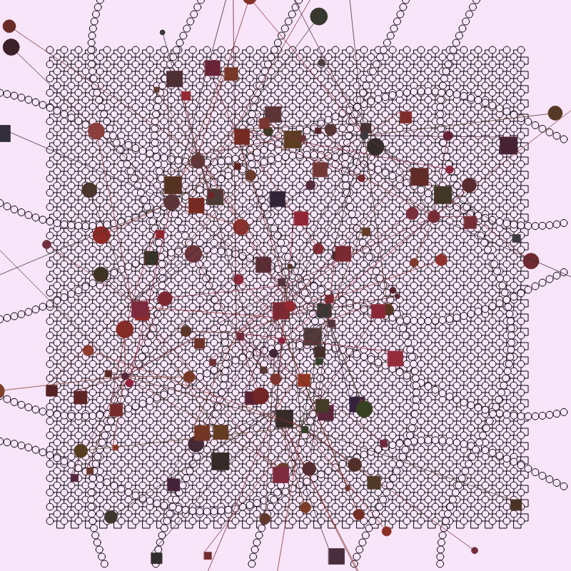 abstract with circles and squares #9 static token preview