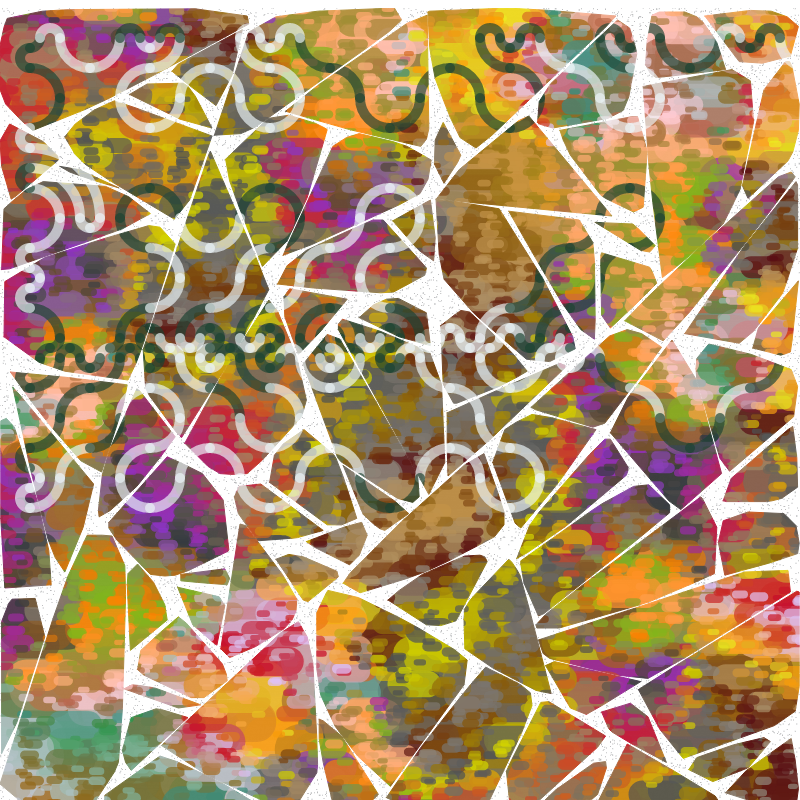 Tessellis - Gaudi style generative mosaic #6 static token preview