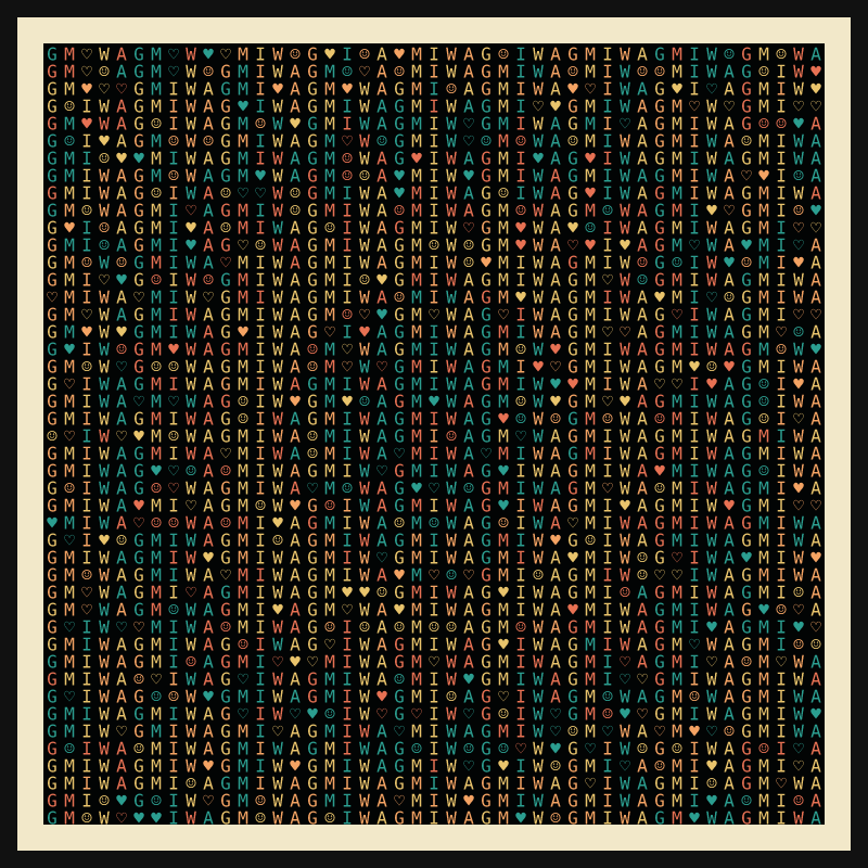 not-so-hidden messages #3 static token preview