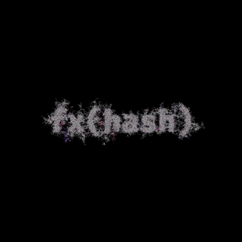 FXHASH Logo with Features #17 static token preview