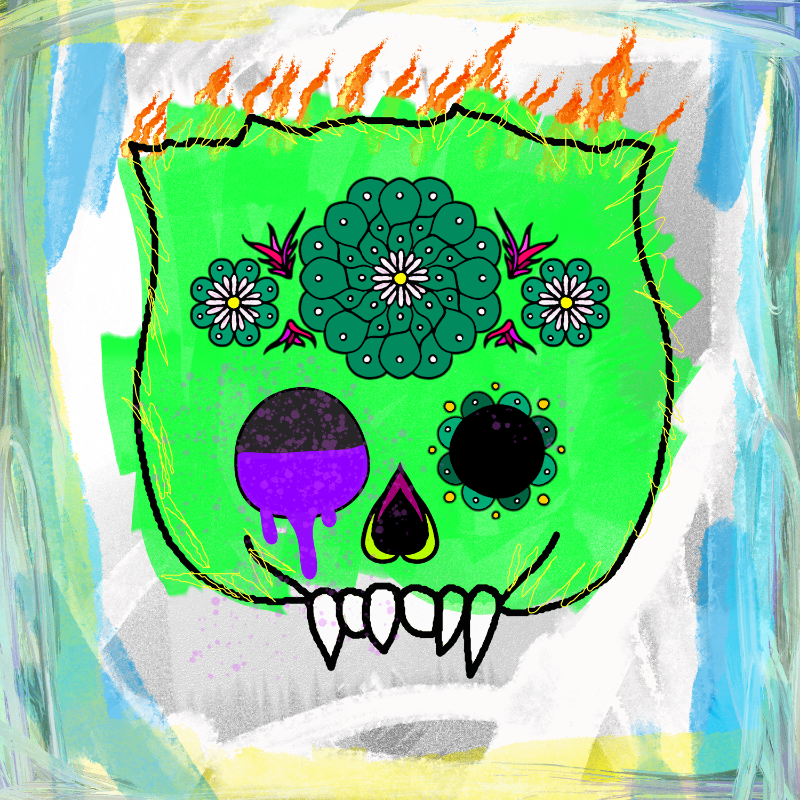 Mexican Candy Skulls #23 static token preview