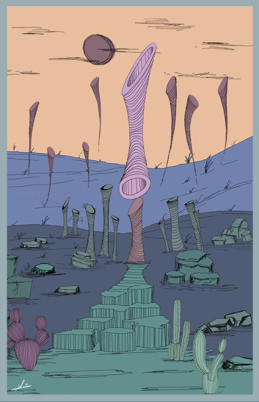 Skyward Garden #zentangle_world #11 static token preview