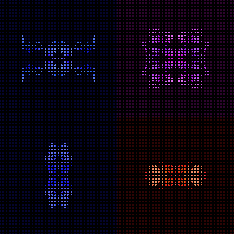Dither Creatures 2x2 #15 static token preview