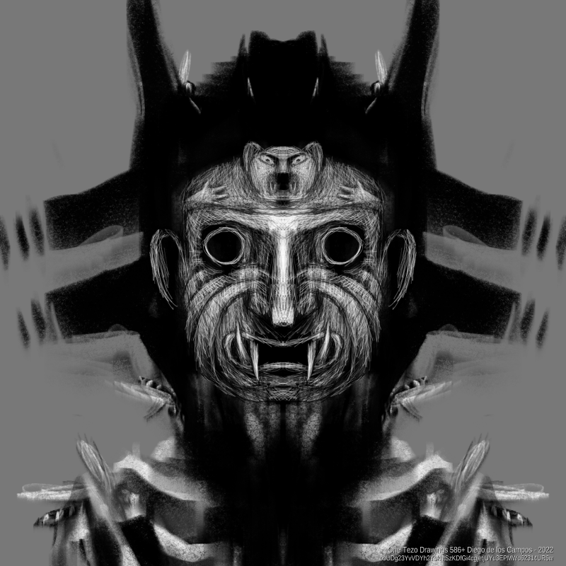 One Tezo Drawings_586+ #9 static token preview