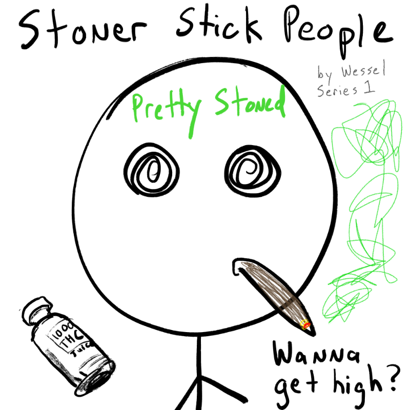 Stoner Stick People #1 static token preview