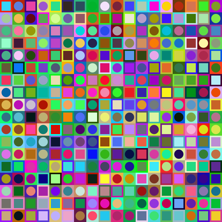 Square Dot Composition #7 static token preview