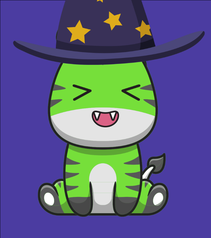 Baby Zebra Gang #5 static token preview
