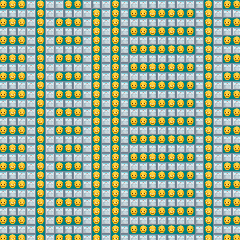 Elementary Cellular Emoji Automata #877 static token preview
