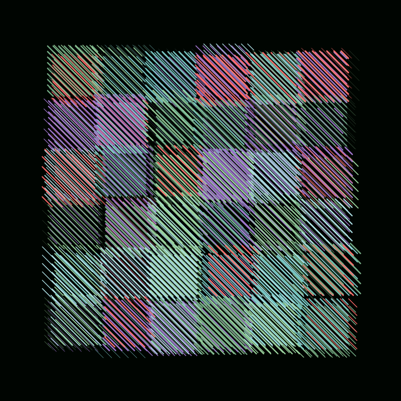 Generative Patchwork #7 static token preview