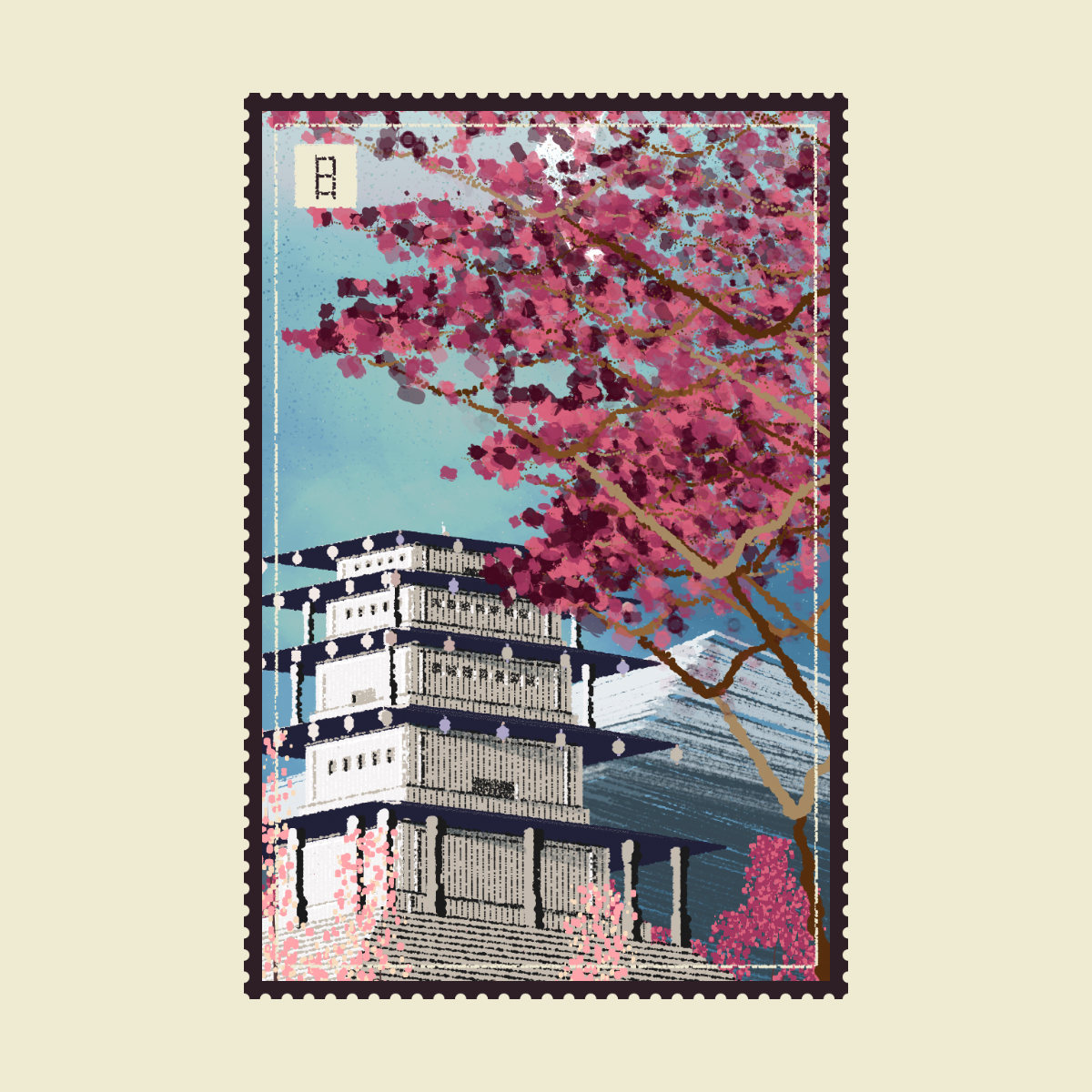 ABANDONED TEMPLE 廃寺 #23 static token preview
