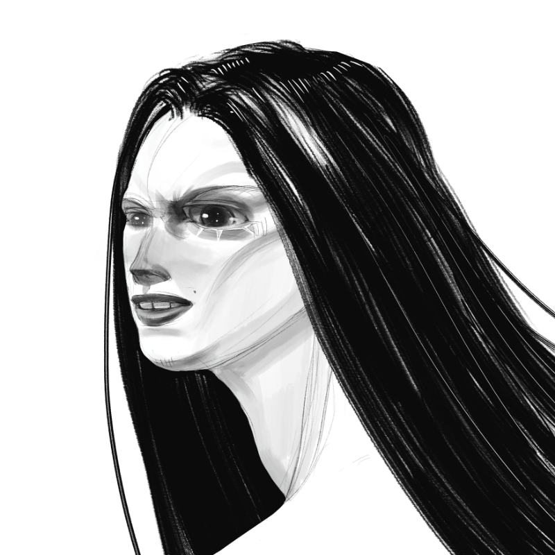 Sketch Woman #8 static token preview