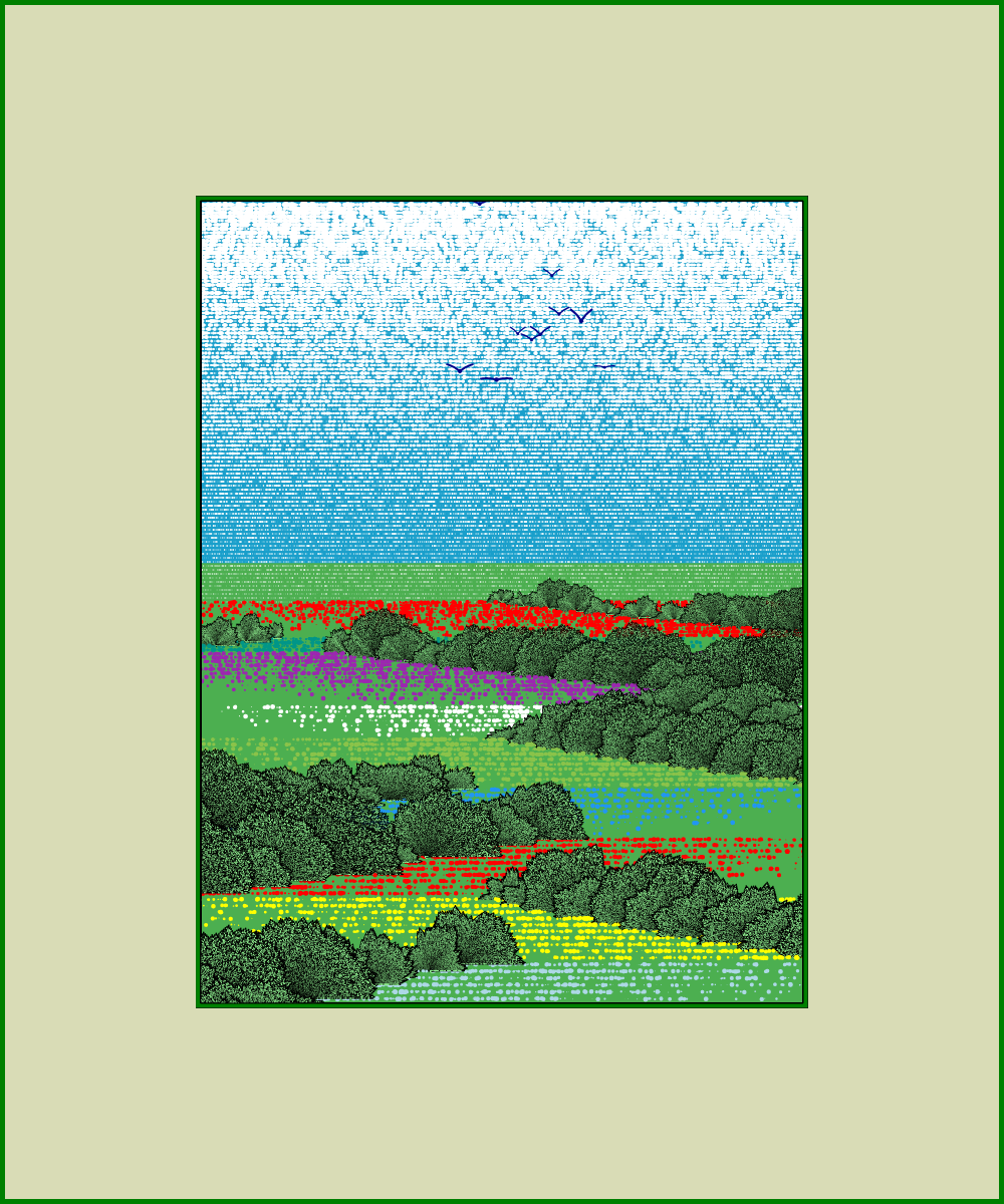 Fields of flowers #7 static token preview