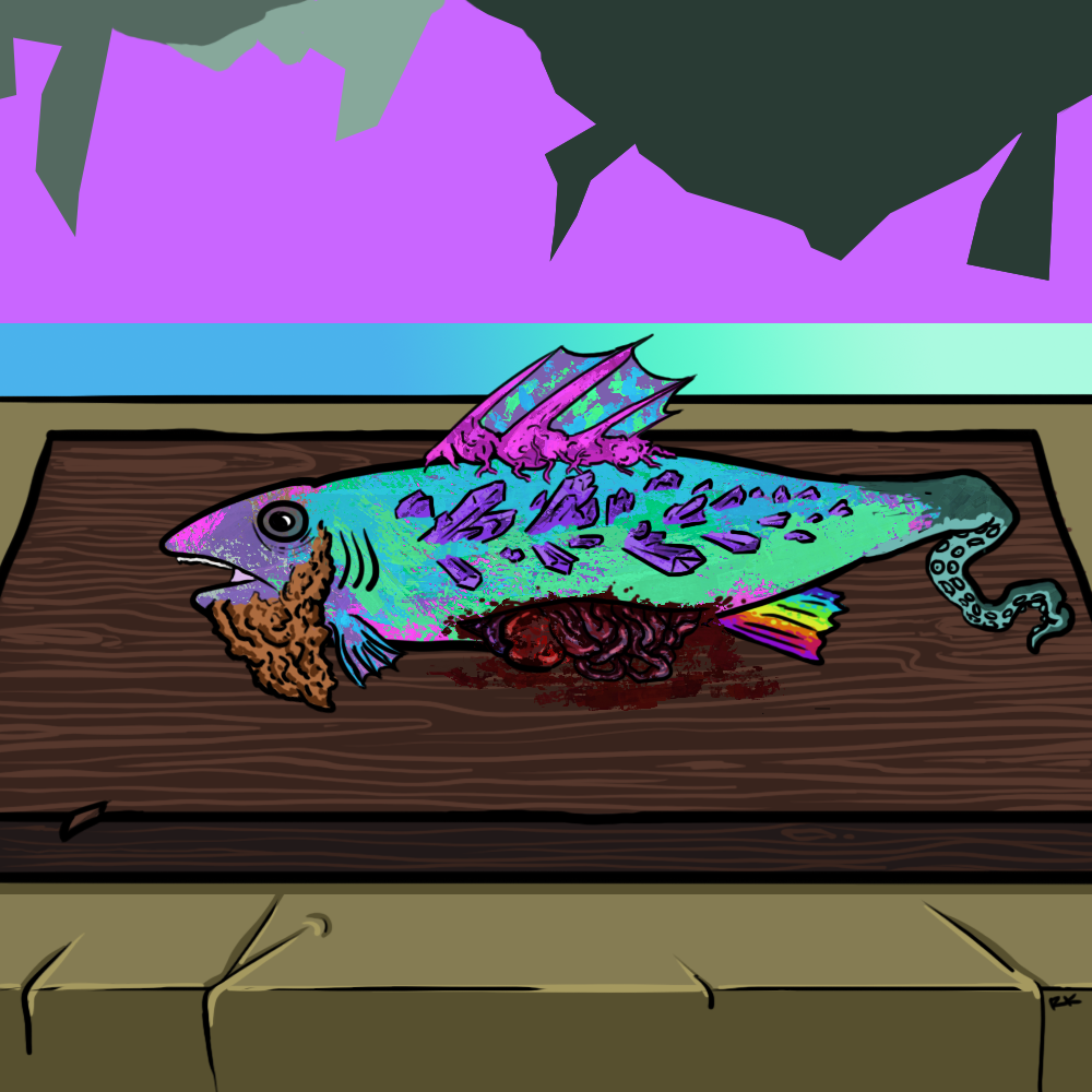 Monstrous Catch #1 static token preview