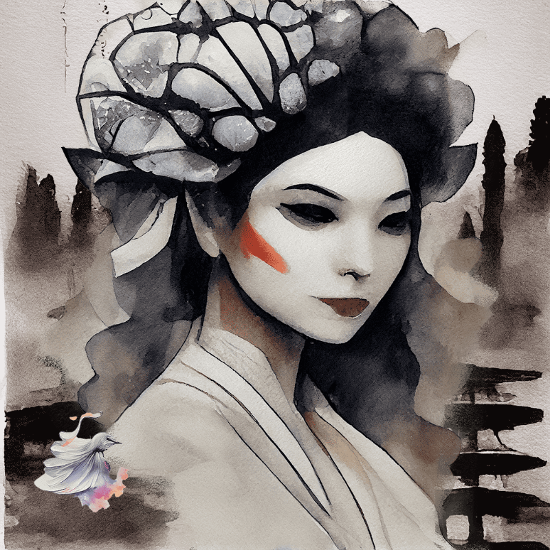 Rural Geisha #4 static token preview