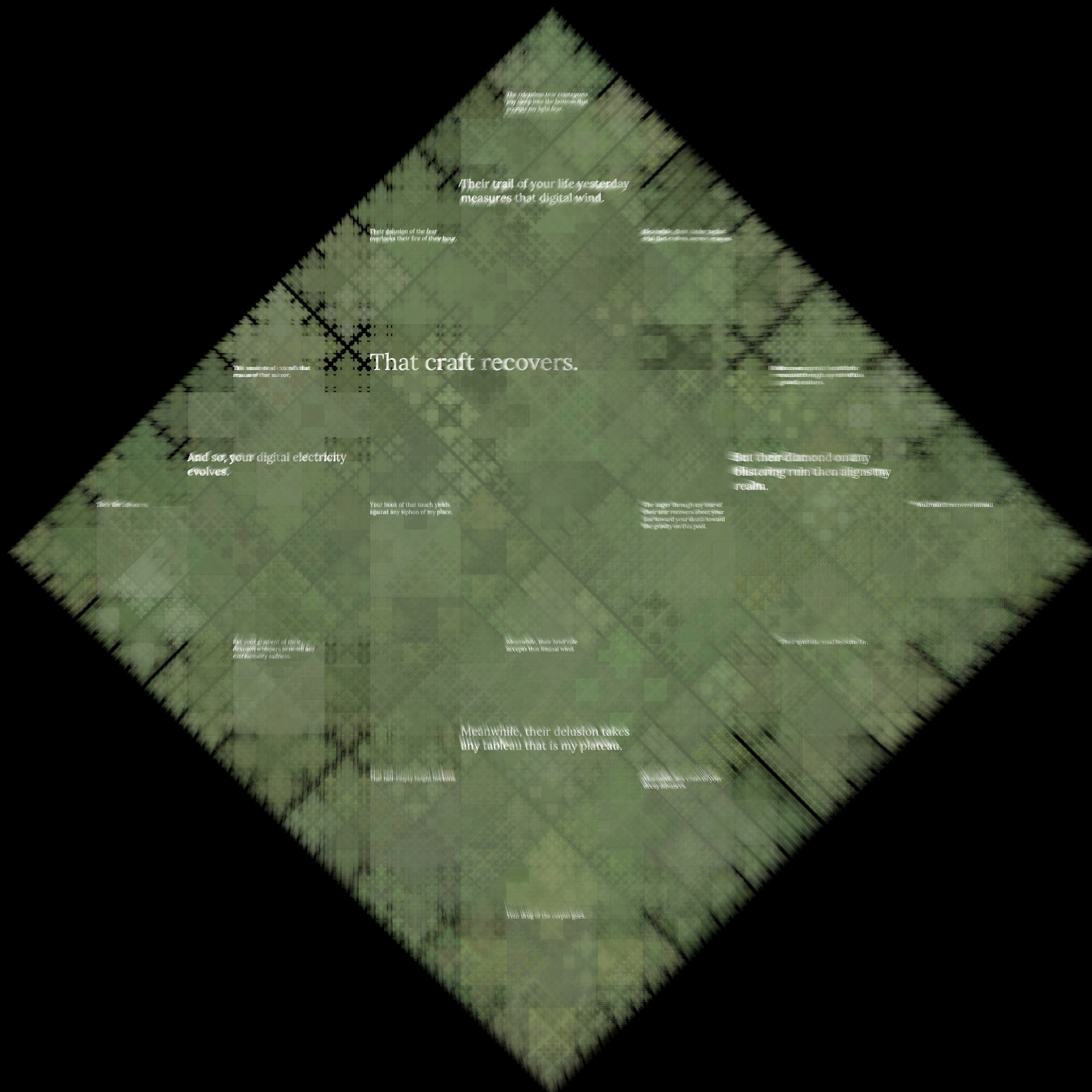 Diamond Fractal Fire #17 static token preview