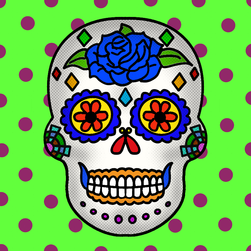 Sugar Skulls #148 static token preview