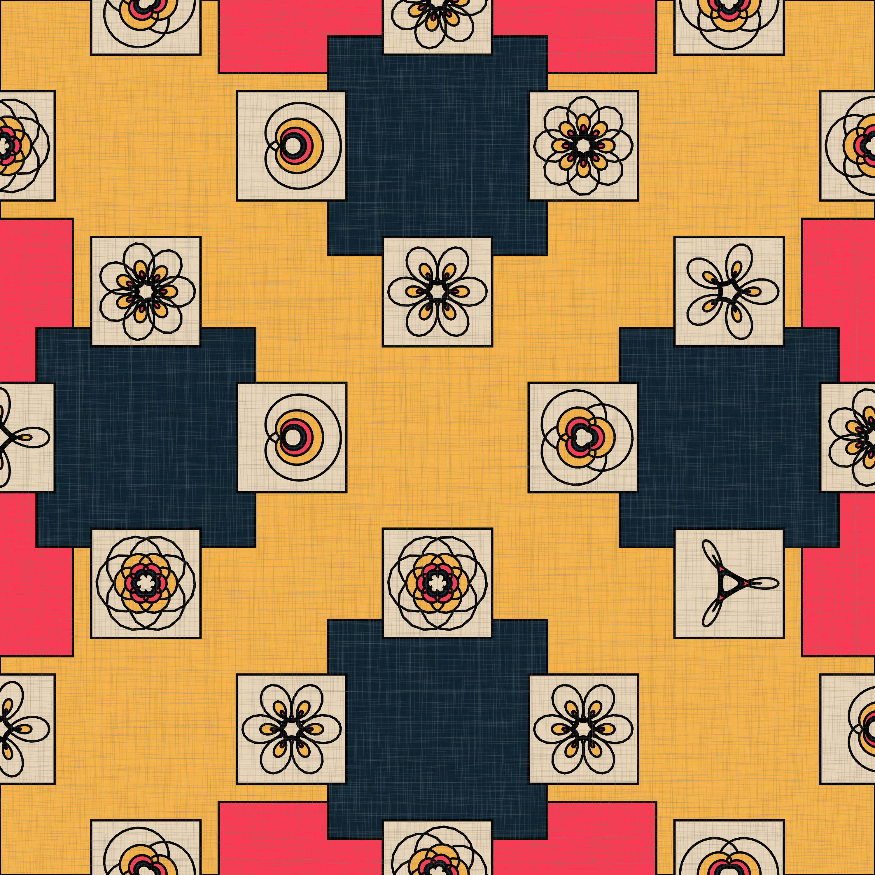 10 patterns 10 palettes #8 static token preview