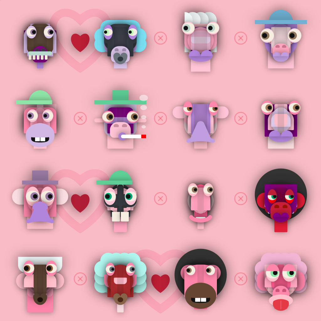 The Zozos' Courtship Ritual #16 static token preview