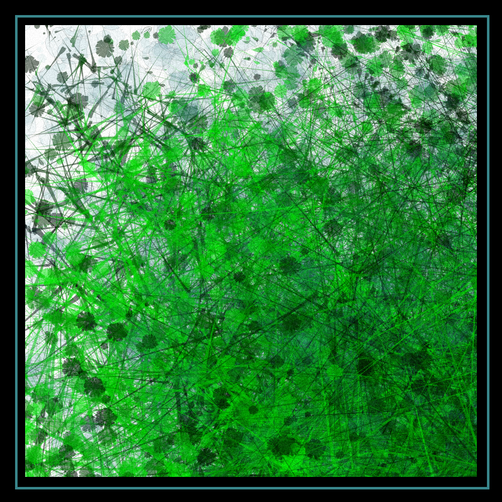 Abstract painting - vegetation #4 static token preview