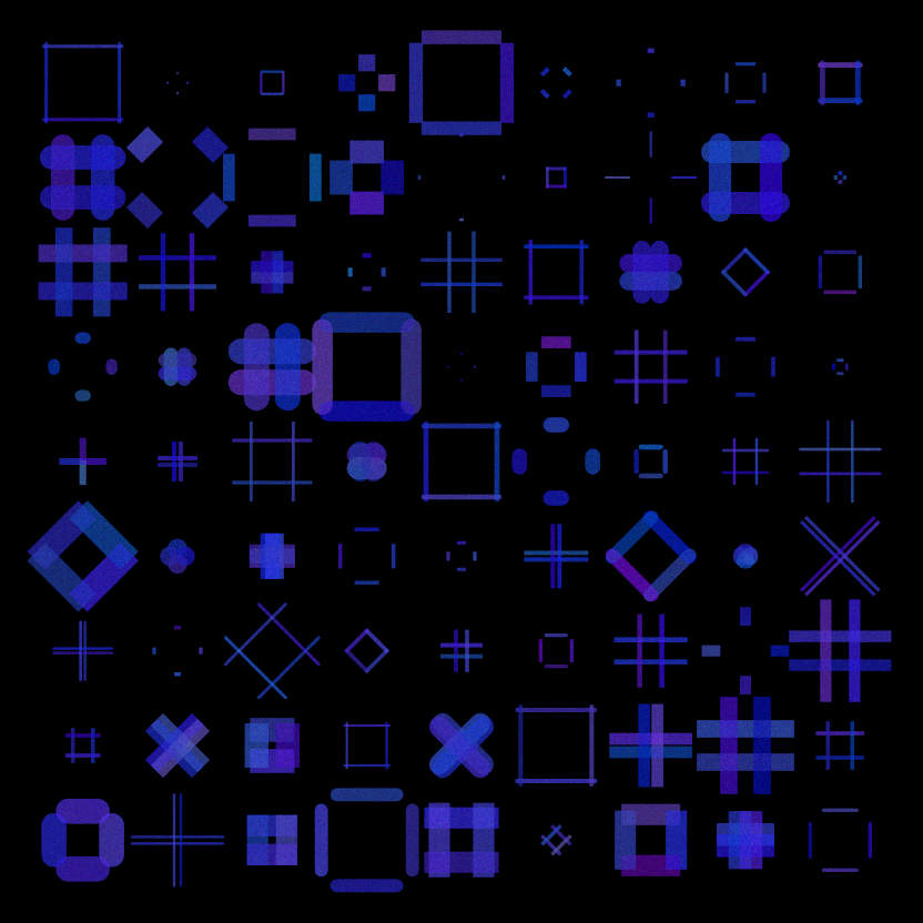 Hash Grid #24 static token preview