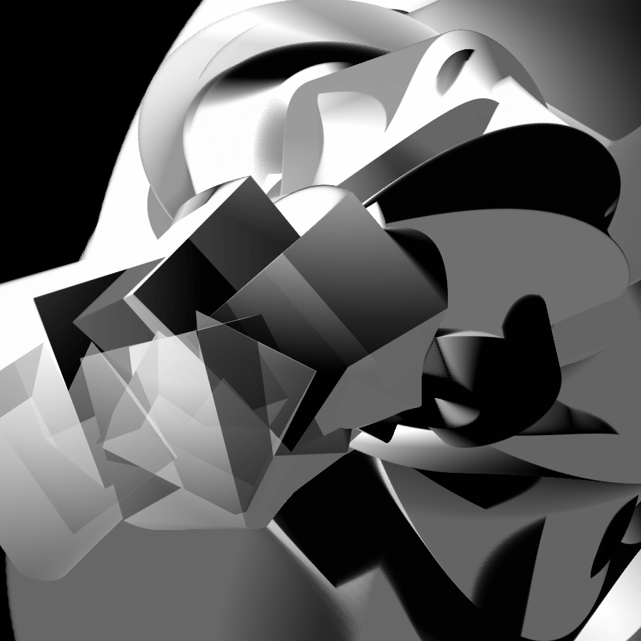 Transparent Evolving Sculpture #8 static token preview