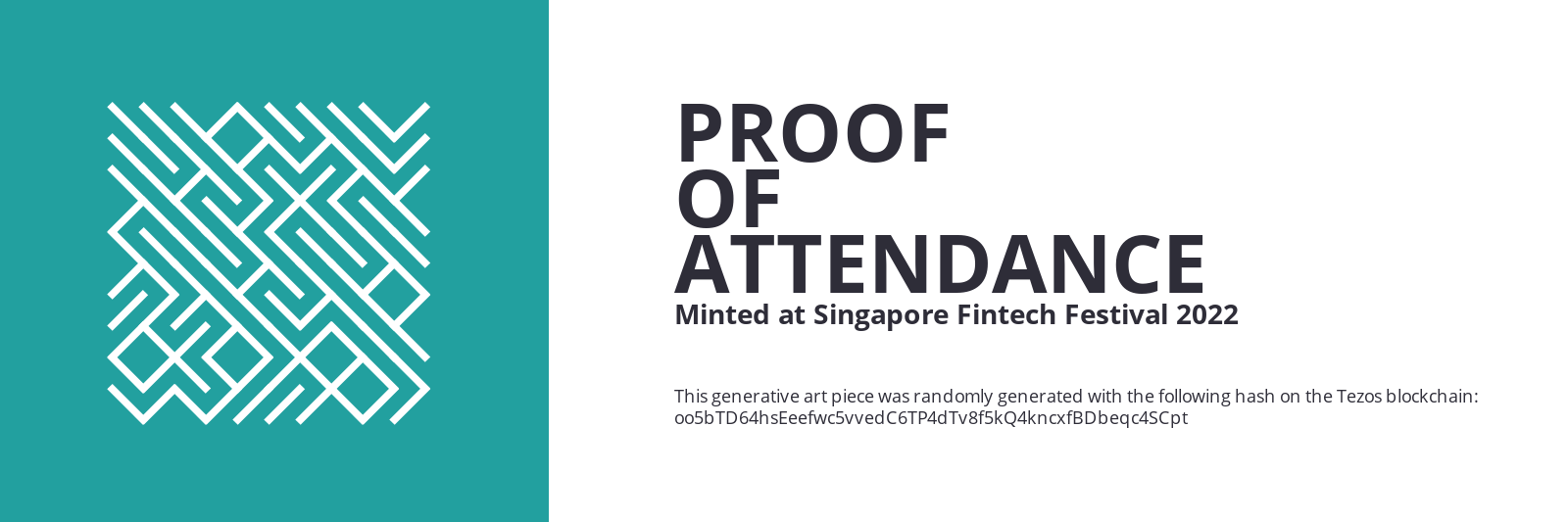 SFF2022 Proof of Attendance Token #2517 static token preview